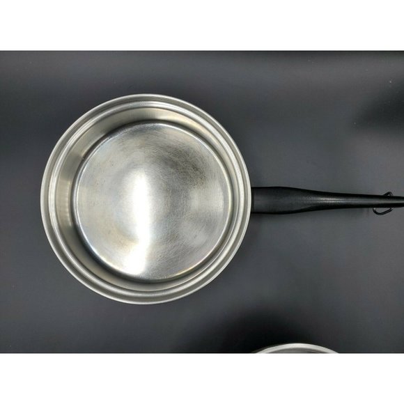 InKor Stainless Steel 1 Quart Pan With Lid Vintage USA 3-Ply 18-8 - Picture 4 of 7